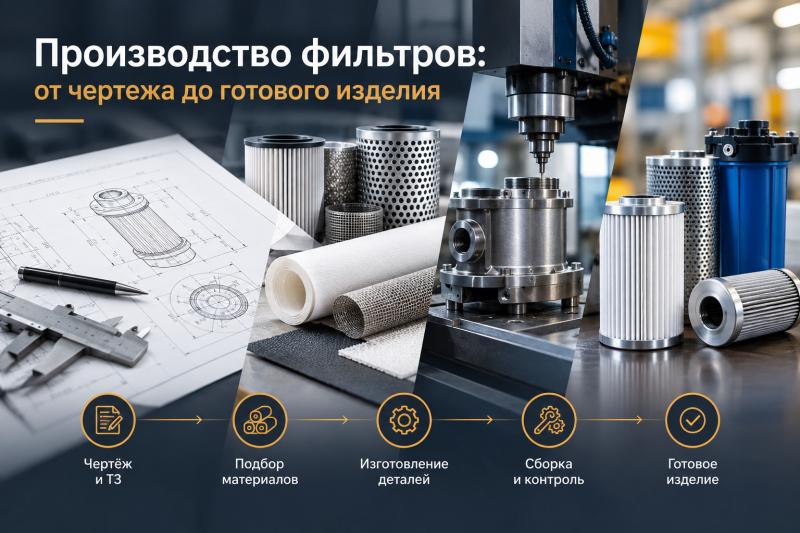 Производство фильтров: от чертежа до готового изделия