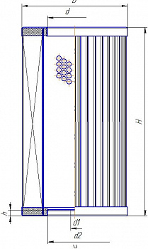 ЭФМГ-150х57(12,5)х605х1х25х09хПС